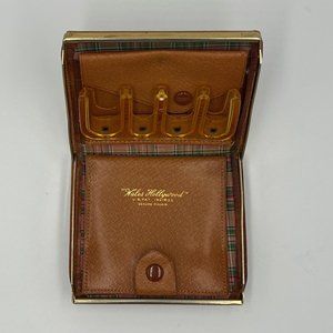 Vintage WALES HOLLYWOOD Pigskin Wallet w/ Plaid Interior - Never Used
